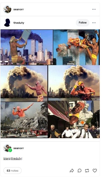 Making fun of 9/11