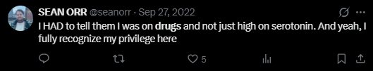 Avid drug user