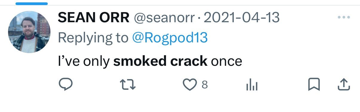 Avid drug user