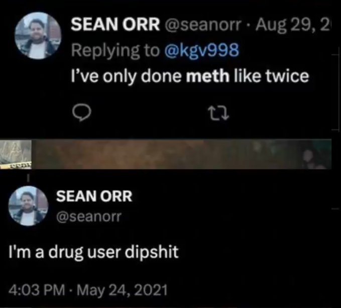 Avid drug user