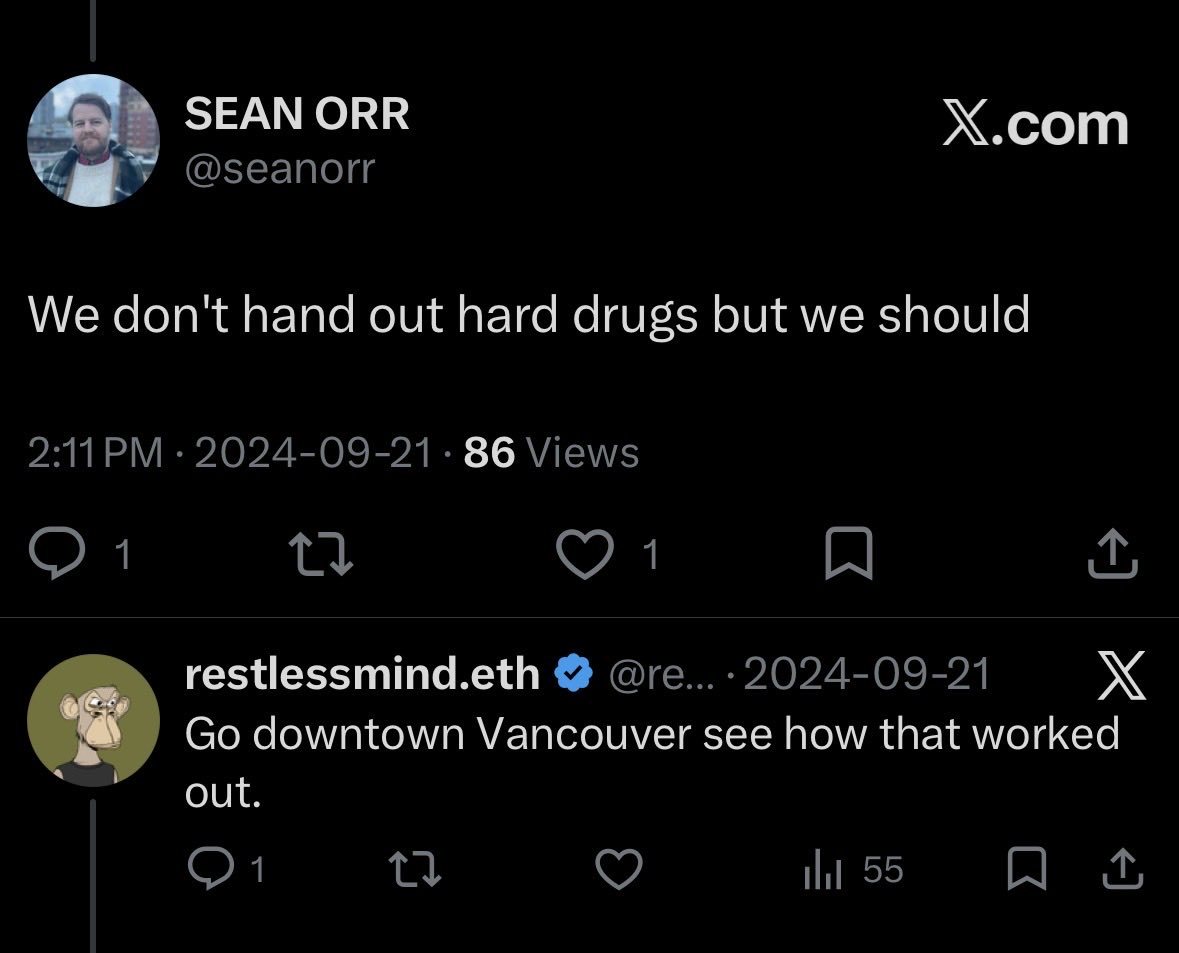 Avid drug user