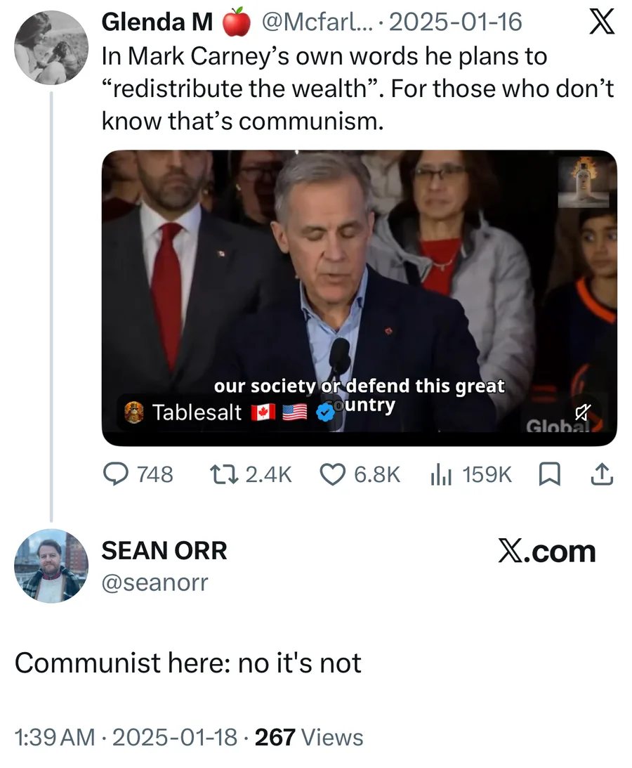 “Communist here”