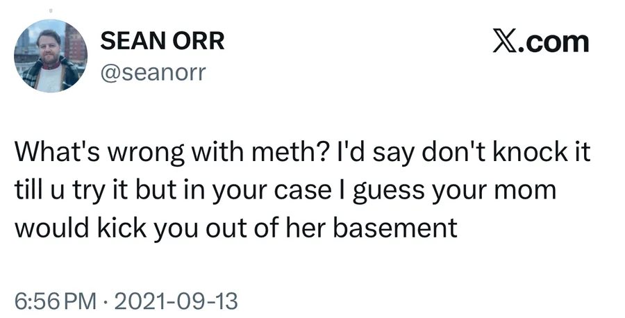 “What’s wrong with meth?”