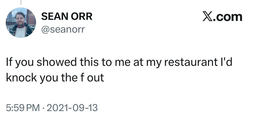 Threatens to knock someone out