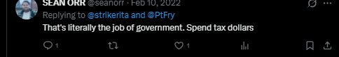 Government’s job is to spend