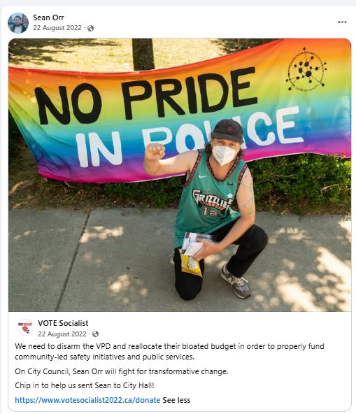 Anti-police — defund, disarm