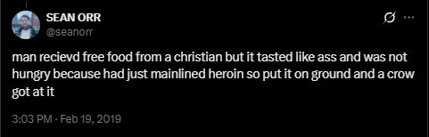 Avid drug user